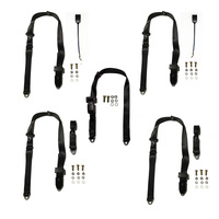 Complete Seat Belt Kit To Suit Ford Falcon XL 1962-68 Sedan and Station Wagon - ADR Approved