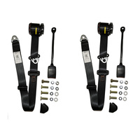 Front Seat Belt Kit To Suit Ford Mustang 1968-74 2 Door Coupe