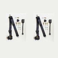 Front Seat Belt Kit For Holden Gemini TX 1975-82 Sedan - ADR Approved