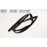 Glass Run Bailey Channel For Toyota Landcruiser FJ80 Front Right