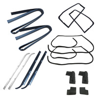 Door Rubber Seal Pack For 1975-1985 LandCruiser FJ45 FJ47 Pick Up For Two Doors