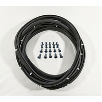 Holden EJ EH Wagon Rear Left or Right Hand Door Rubber Seal  - One Door Rubber Seal  + 20 Plugs