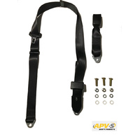 Seat Belt Non-Retractable Lap Sash 2.6M - 275Mm Fixed Web Buckle Cappuccino Web