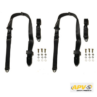 Front Seat Belt Kit to Suit 1965-66 Chrysler Valiant AP6 Sedan and Wagon - ADR