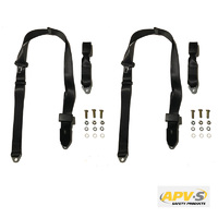 Front Seat Belt Kit to Suit Nissan Datsun 1000 B10 1968-70 - ADR Approved