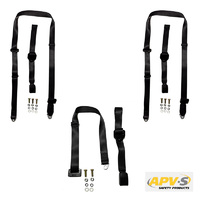 Rear Seat Belt Kit to Suit Holden EH EJ Sedan and Wagon - Australian Made