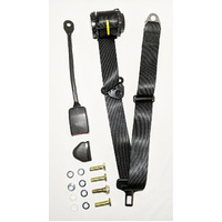 Retractable Seat Belt 80-90 On Pillar 3.2M Length with 300mm Stalk Buckle