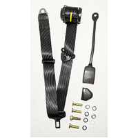 Retractable Seat Belt 80-90 On Pillar 3.2M Length with 300mm Stalk Buckle - Left Hand