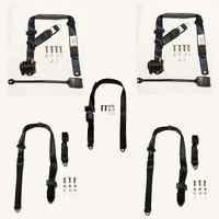 Complete Seat Belt Kit For Holden HQ Monaro Coupe - inc Drop Link and Covers