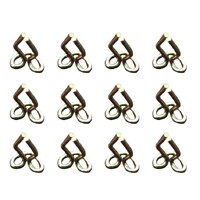 12 Wire Clips Inner Weatherstrip with Quarter Vent For 1969-75 Landcruiser Series